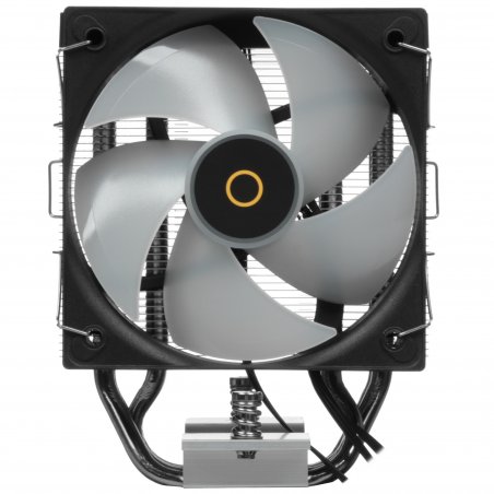 Кулер для процессора Ocypus Gamma A40 BK ARGB Digital, 100мм ARGB FAN, Top Display Panel, 4 HEAT PIPES, 4-PIN PWM, 600-2400 RPM, 29.5DBA, HYDRO BEARING, LGA115X/1200/1700/18XX, AM4/AM5