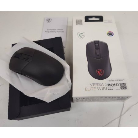 Мышь беспроводная/проводная MSI Versa 300 Elite черный, 26000 dpi, радиоканал, Bluetooth, USB, кнопки - 6