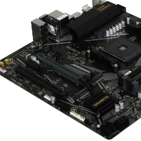 Материнская плата Gigabyte B550M DS3H AC R2, AM4, AMD B550, 4xDDR4, 4xSATA, 2xM.2, 1xPCIe 4.0 x16, 1xPCIe 3.0 x4, 1xPCIe 3.0 x1, 1xDP, 1xHDMI, 1x1Gb LAN, Wi-Fi, Bluetooth 5.0, 4xUSB-A 5Gbps, 2xUSB-A 2.0, 3x3.5 мм, 7.1, mATX