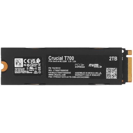 Накопитель SSD Crucial T710 1Tb PCIe Gen5 NVMe 2280 M.2 SSD CT1000T710SSD8