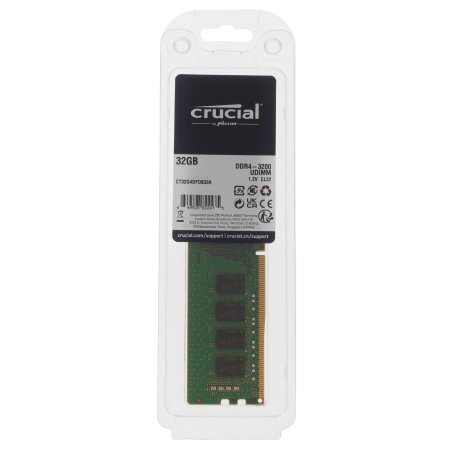 Оперативная память Crucial DDR4 SO-DIMM 16Gb CT16G4SFS832A PC4-25600, 3200MHz
