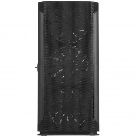 Компьютерный корпус SOEYI "AX1-B10 SOEYI ATX case with черный coating front panel with flat small mesh, without"