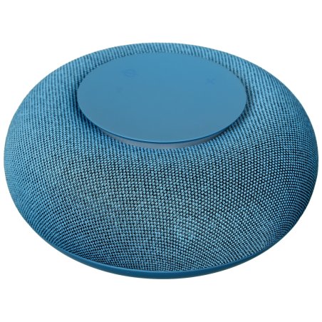 Умная колонка VK Капсула Мини, 5Вт, компактная, 1 динамик, Маруся, LED-часы, Wi-Fi, Bluetooth, морской синий