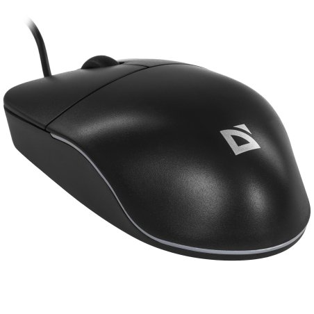 Мышь проводная Defender Azora MB-241 черный, 1200 dpi, USB, кнопки - 3