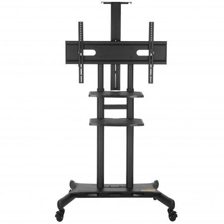 Стойка для телевизора с кронштейном ONKRON TS1881 50"-86", мобильная, белый