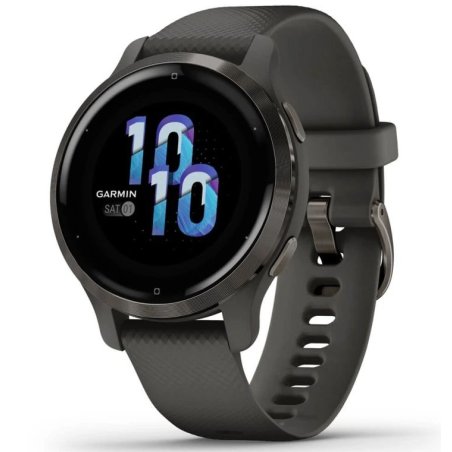 Смарт-часы Garmin Venu 2S AMOLED корп.розовое золото рем.белый разм.брасл.:110-175мм (010-02429-13)