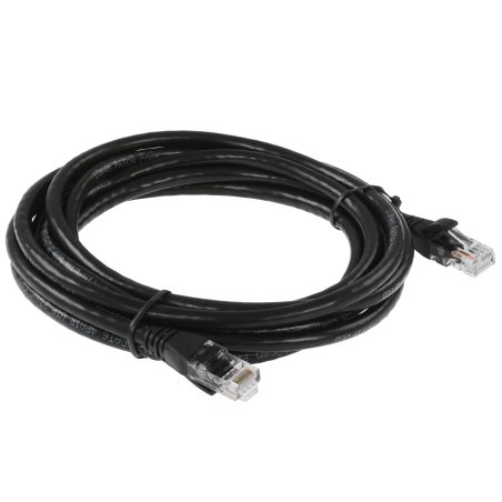 Патч-корд литой AOpen ANP612B-BK-3M (7/0.20) UTP кат.6 черный 3m