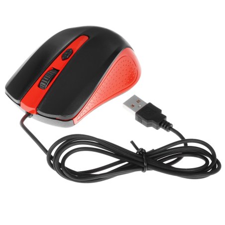 Мышь проводная Smartbuy ONE 352 красно-черная SBM-352-RK