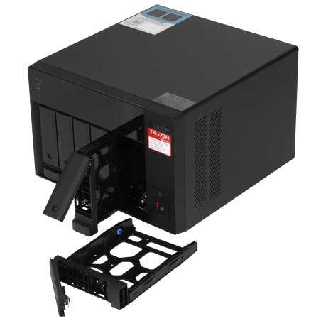 Сетевое хранилище без дисков SMB QNAP TS-673A-8G NAS, 6 trays 3,5"/2,5", 2x2,5 GbE BASE-T, 2 x M.2 NVMe 2280 slots, quad-core AMD Ryzen V1500B 2,2 GHz, 8 Gb SO-DIMM DDR4 (1 x 8 Gb) up to 64Gb (2x32 Gb)