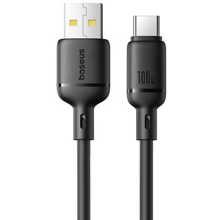 Baseus Silky Series Fast Charging Cable USB to Type-C 100W 2m Cluster Black