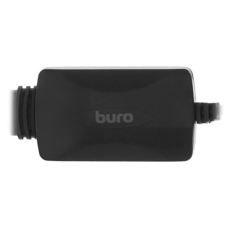 Разветвитель USB 2.0 Buro BU-HUB4-0.3-U2.0-Splitter 4порт. черный