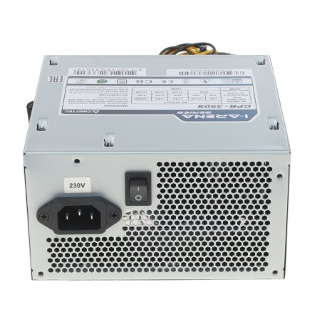 Блок питания Chieftec GPF-350P, 350Вт, 80мм, серый