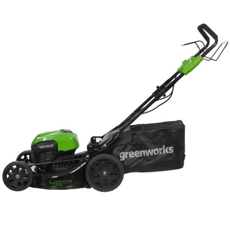 Газонокосилка аккумуляторная GreenWorks GD40LM46SP 40В, 46см, самоходная (без аккумуляторной батареи и зарядного устройства) (2506807)