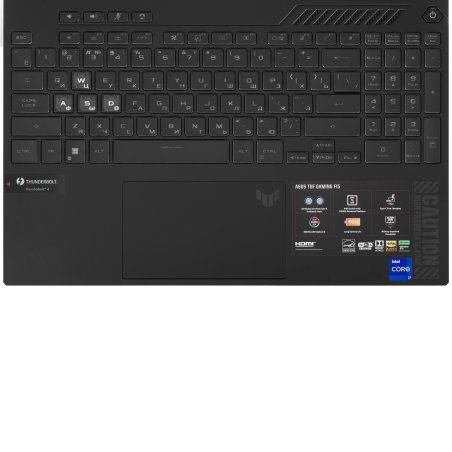 Ноутбук 15.6" ASUS TUF Gaming F15 FX507VV Core i7-13620H/16Gb/SSD 1Tb/RTX 4060/FHD/NoOS/Grey