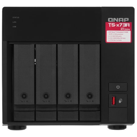 Сетевое хранилище NAS Qnap TS-473A-8G 4-bay Ryzen V1500B
