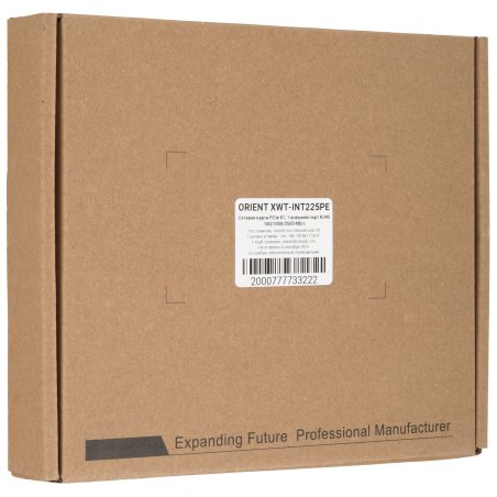 Сетевая карта ORIENT XWT-MCX3PE8 2SFP+, PCI-Ex8 v3.0 2xSFP+ 10Gbps Server NIC, Mellanox ConnectX-3 chipset, 10/1 Гбит/с, 2 планки крепления в комплекте (33296)