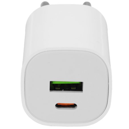 СЗУ 1USB+1Type-C 3.0A PD 20W+QC3.0 быстрая зарядка для Type-C Type-C Borofone BA104A (White)