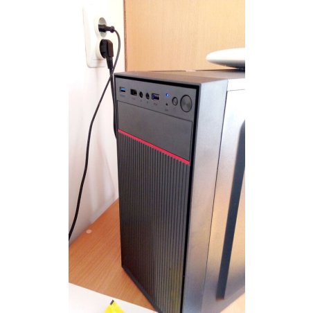 Компьютерный корпус Minitower ExeGate BAA-113U (mATX, без БП, 2*USB+1*USB 3.0, аудио, черный)