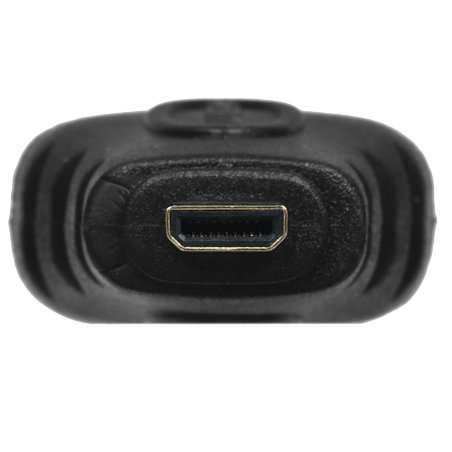 Переходник GoPower HDMI (f)-microHDMI (m) ver.1.4 черный Premium Zip-Lock c подвесом (1/500)
