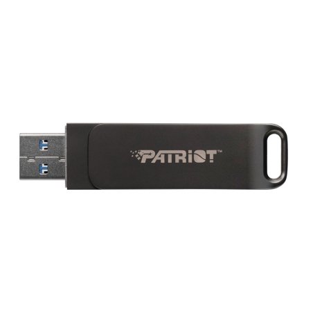 Флешка USB Patriot 32Gb Rage R550 USB 3.2 Gen 1 Swing Type-A+C PE32GR550DSAD черный
