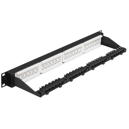 Патч-панель Lanmaster LAN-PPN24U5E 19" 1U 24xRJ45 кат.5E UTP