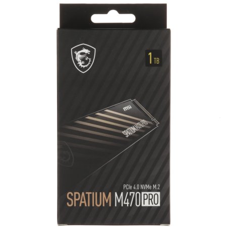 Накопитель SSD MSI M.2 2280 1Tb SPATIUM M470 PRO Client SSD S78-440L0J0-P83, PCIe Gen4x4 with NVMe