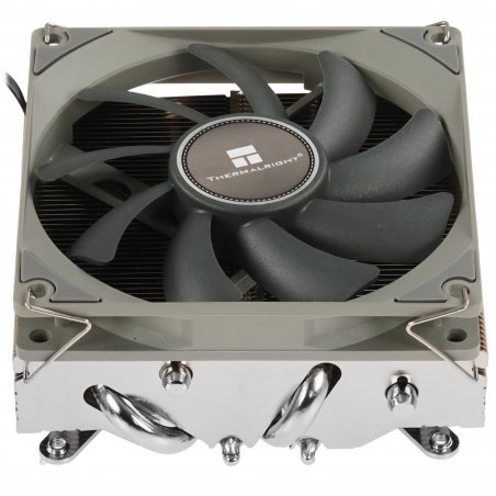 Кулер для процессора Thermalright AXP-90 X53 Full (4-pin PWM, 38mm, Cu/Cu, 4x6mm, 1x92mm, 42.58CFM, 22.4dBA, 2700RPM, S: 1851/1700/1200/115X, AM5/AM4, orange, red)