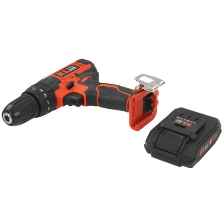 Шуруповерт ударный аккумуляторный KLECO KE18DM-15 (18В, Li-ion-1шт, 1,5 А·ч, 30Нм, З/У, биты 32шт, сверла 9шт дерево/металл)