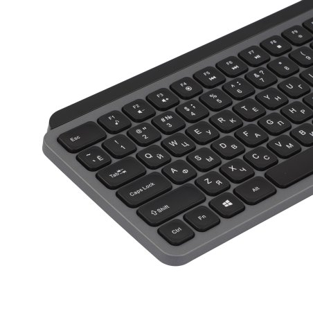 Клавиатура беспроводная Oklick K859W USB серый/черный (2002136)