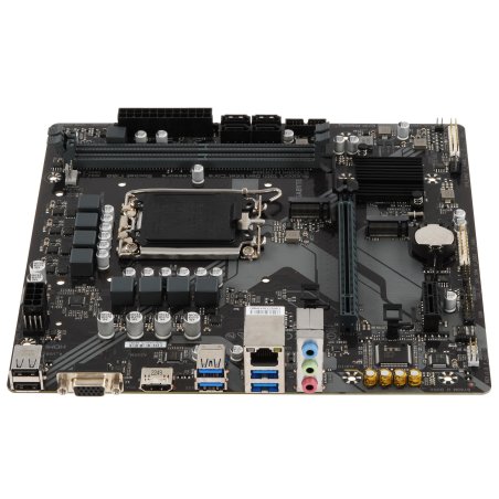 Материнская плата Gigabyte B760M H DDR4, LGA 1700, Intel B760, 2xDDR4, 4xSATA, 2xM.2, 1xPCIe 4.0 x16, 1xPCIe x1, 1xHDMI, 1xVGA, 1x 1Gb LAN, 2xUSB 2.0, 4xUSB 3.2 Gen 1, 3x3.5 мм, 7.1, Micro ATX