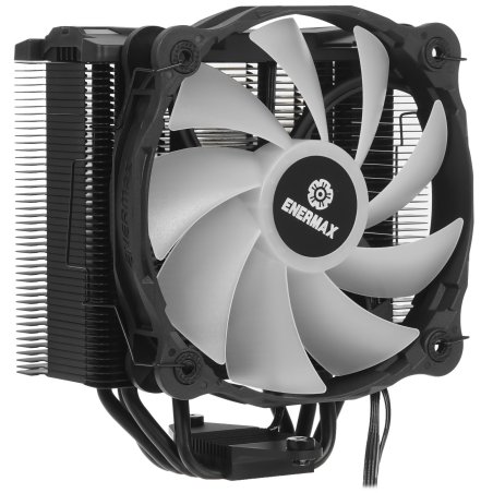 Кулер для процессора Enermax F40 ARGb Edition черный, 140 мм, алюминий/медь, 1200 об/мин, 23 дБ, 4 pin, 200 Вт, 158 мм