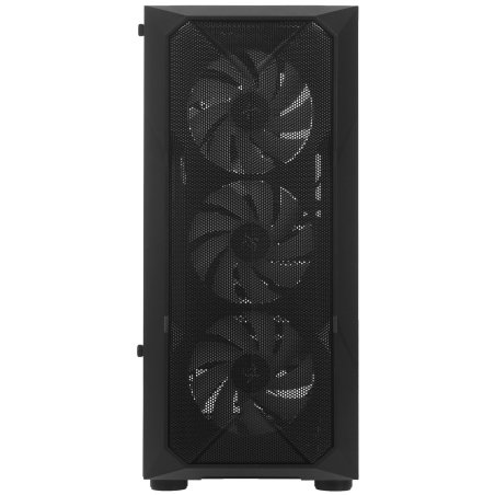 Компьютерный корпус XASTRA A304 4FRGb Black ATX/Mesh/half-size TG/4x120мм FRGb FC fans/ A304-4FC12F