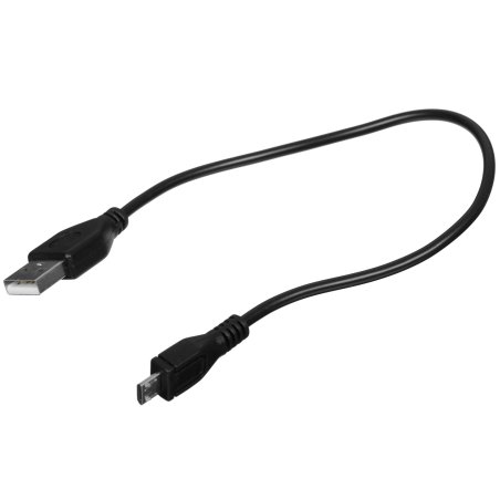 Кабель USB 2.0 Pro Gembird/Cablexpert AM/microBM 5P, 0.3м, экран, черный, пакет CCP-mUSB2-AMBM-0.3M