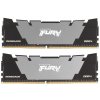Оперативная память Kingston Fury Renegade, DDR4, 16Gb (2x8Gb), 3200MHz, CL16, DIMM, с радиатором, серый/черный