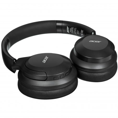 Беспроводные/проводные наушники Acer OHR304 черный, полноформатные, Bluetooth + проводной, активное шумоподавление, до 16 ч