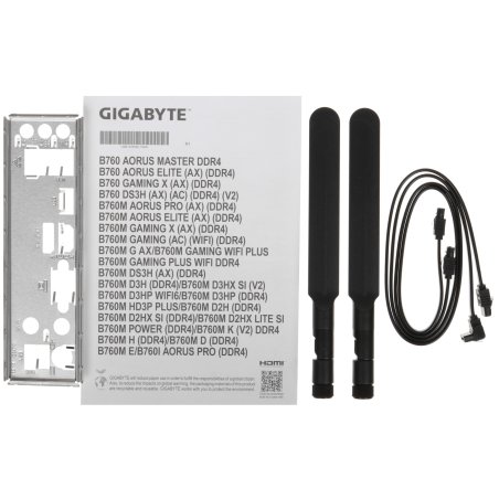 Материнская плата Gigabyte B760M D3HP DDR5, LGA 1700, Intel B760, 4xDDR5, 4xSATA, 2xM.2, 1xPCIe 4.0 x16, 1xPCIe x1, 1xHDMI, 1xVGA, 1xDP, 1x 1Gb LAN, 3xUSB-A 3.2 Gen 1, 2xUSB-A 2.0, 3x3.5 мм, 7.1, mATX