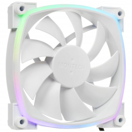 Вентилятор для корпуса MONTECH RX120 PWM белый, 120 мм, 1600 об/мин, 27 дБ, 4 pin