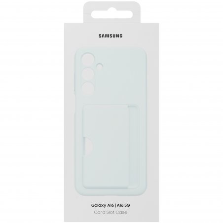 Чехол (клип-кейс) Samsung для Samsung Galaxy A16 Card Slot Case A16 синий (EF-OA166TLEGRU)