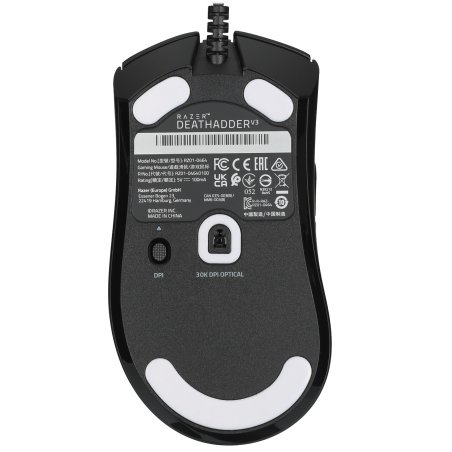 Мышь проводная Razer DeathAdder V3 черный, 30000 dpi, USB, кнопки - 6