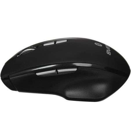 Мышь беспроводная SVEN RX-590SW черный, 1600 dpi, радиоканал, Bluetooth, USB, кнопки - 7