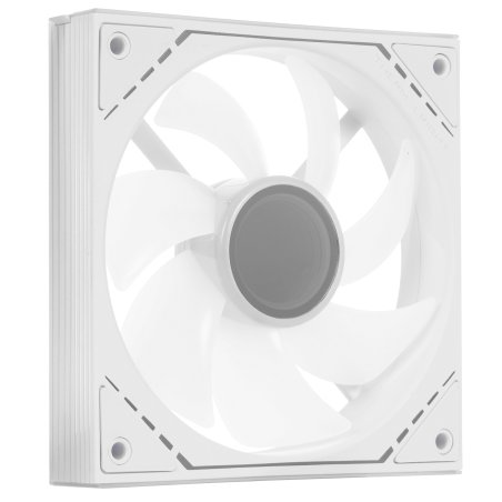 Вентилятор для корпуса Thermalright TL-M12W-S (120x124x25мм, 4-pin PWM, ARGb, 47.6CFM, 23.2dBA, 1500RPM, белый)