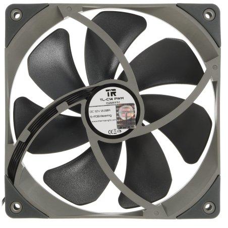 Вентилятор для корпуса Thermalright TL-C14 черный, 140 мм, 1500 об/мин, 26.6 дБ, 4 pin
