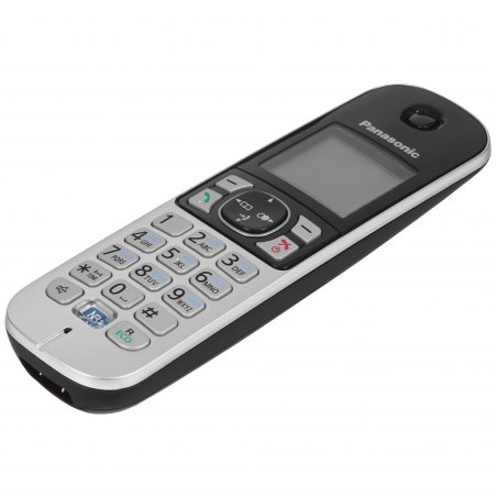 Телефон беспроводной (DECT) Panasonic KX-TG6811RUB черный Беспроводной DECT,40 мелодий,телефонный справочник 120 зап.