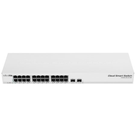 Коммутатор MikroTik CSS326-24G-2S+RM 24х Gigabit RJ45, 2х SFP+