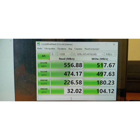 Накопитель SSD Apacer AS350X, 512Gb, 2.5", SATA III, R/W 560/540