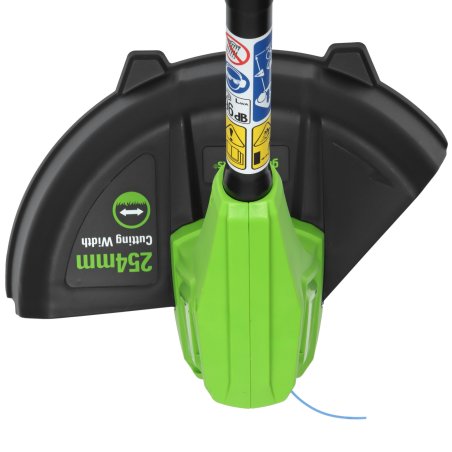 Триммер Greenworks 25см, авт., 24V, с АБ 2 А.ч. и ЗУ слайдер 2,0А 2107207SA