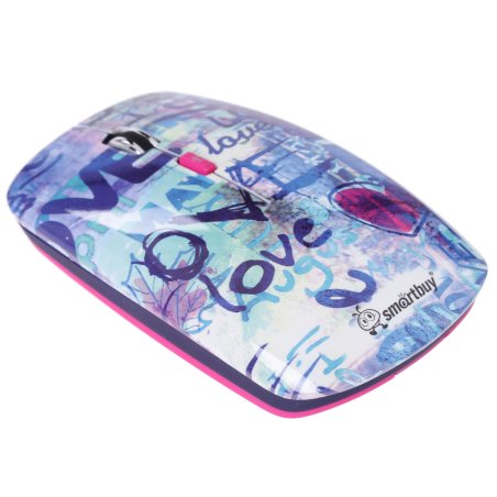 Мышь беспроводная Smartbuy 327AG принт Цветы SBM-327AG-FL-FC