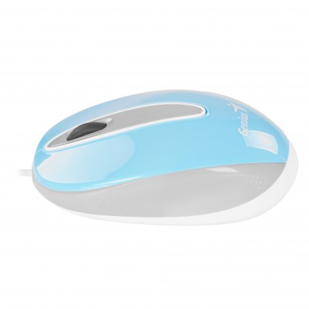 Мышь проводная Genius DX-Mini голубой, 1000 dpi, USB, кнопки - 3