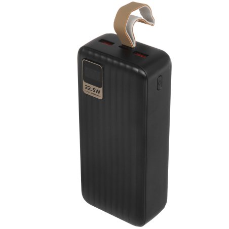 Портативный аккумулятор Perfeo Powerbank WATERFALL 30000 mAh/LED дисплей/PD + QC 3.0/Type-C/2 USB/Выход: 5A, max 22.5W/черный (PF_D0174)