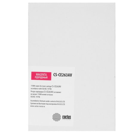 Картридж лазерный Cactus CS-CE263A пурпурный (11000 стр.) для HP LJ CP4025/CP4525/CM4540